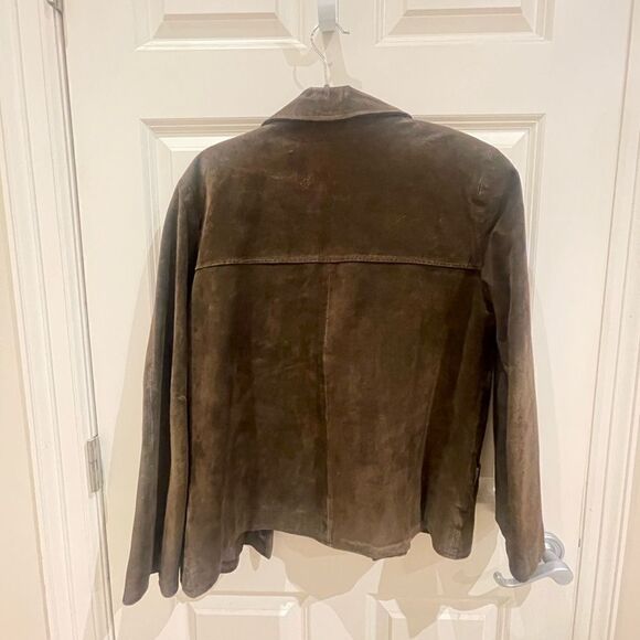 100% Leather Suede Jacket - Picture 10 of 11